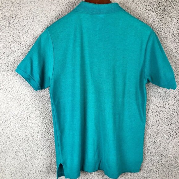 Vintage Le TIGRE Polo Shirt Medium Green - Picture 2 of 5